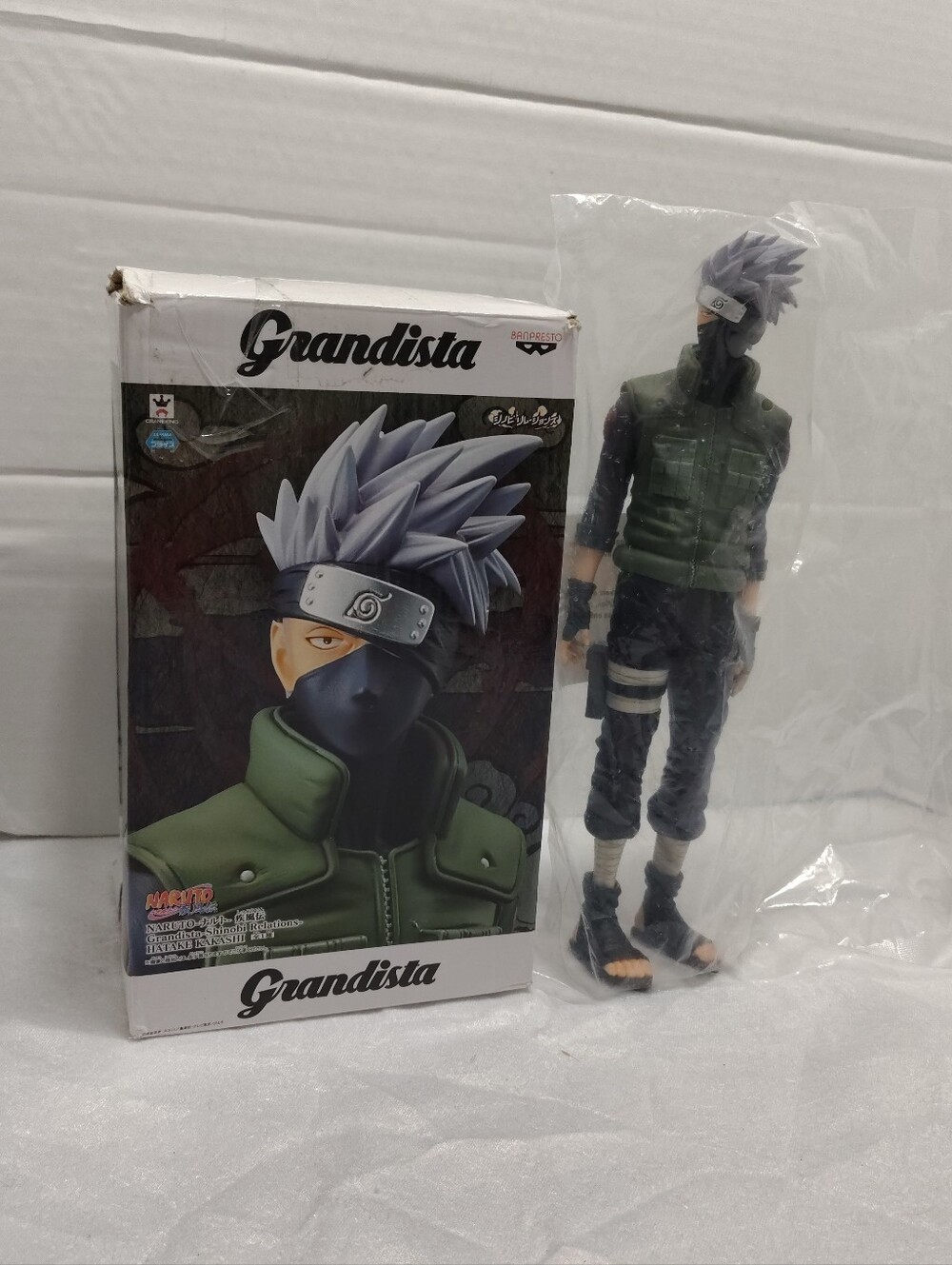 The Bampresto Naruto Shippuden Grandista Figure Hatake Kakasi PUC